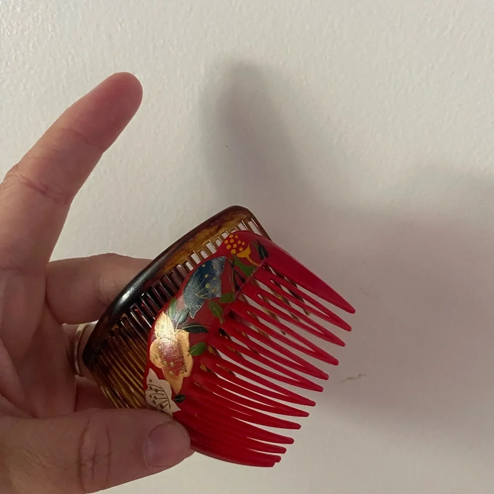 Vintage 90s funky large barrette style hair bows‎ and hair combs